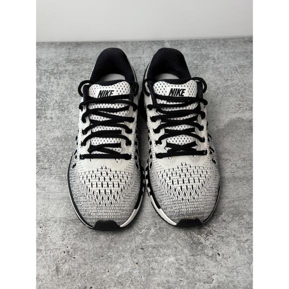 Nike Air Zoom Odyssey 2 Women's Size 9 White/Black Running Shoes (844546-100) - Picture 14 of 15